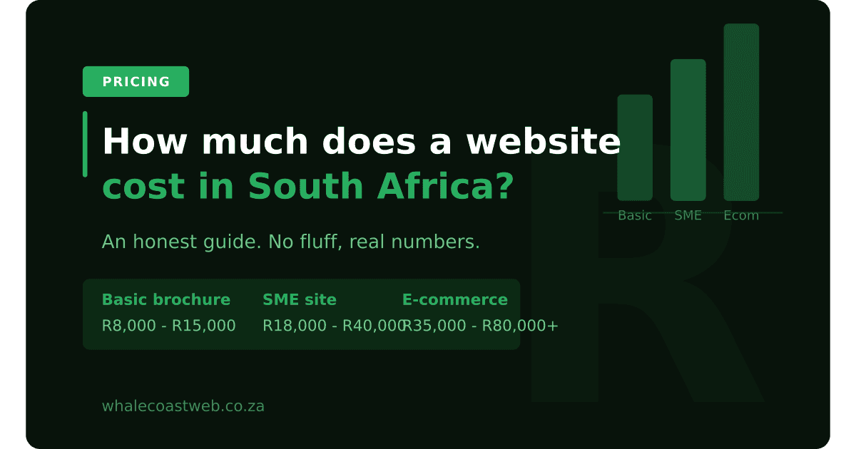 How Much Does a Website Cost in South Africa in 2026? An Honest Guide
