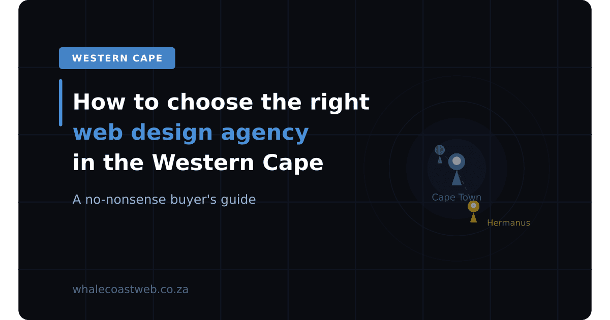 How to Choose the Right Web Design Agency in the Western Cape